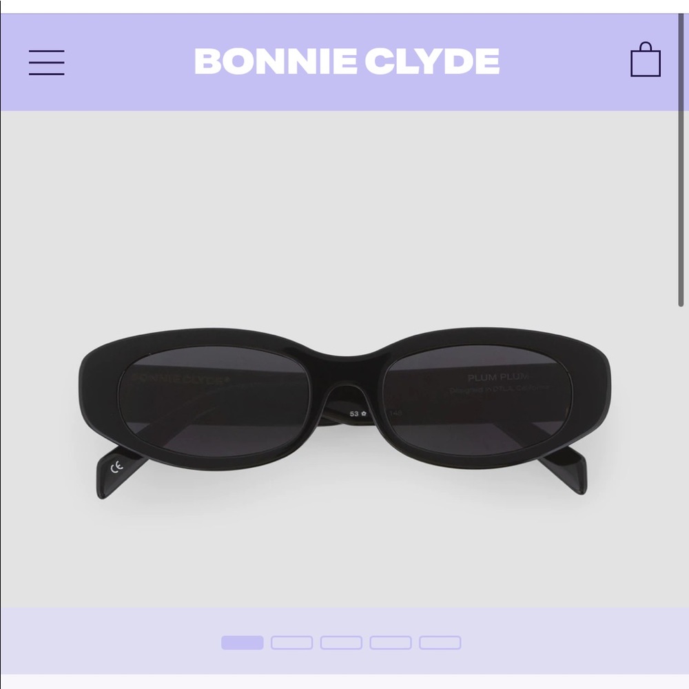 Sold out Bonnie Clyde plum plum sunglasses